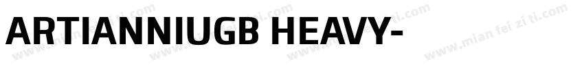 ARTIANNIUGB HEAVY字体转换